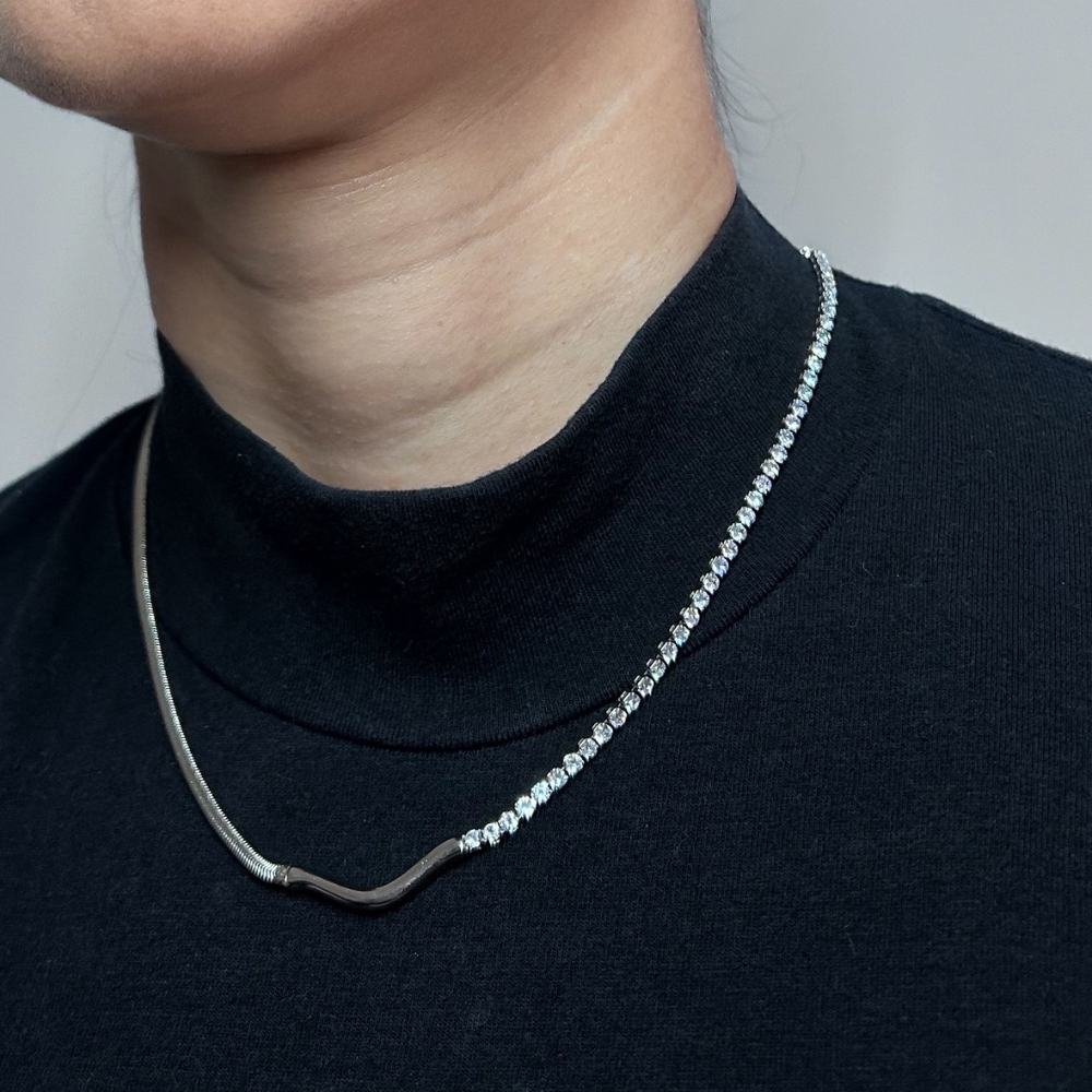 Colar Malha Alemã e Riviera - Luz - Image 2